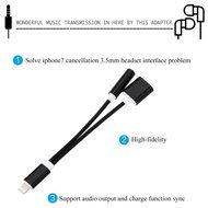 Dreamvasion 2 in 1 Lightning to 3.5mm Headphone Audio Adapter, [Aluminum alloy] 8Pin Lightning Port to 3.5mm Port... N3