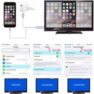 HDMI Cable For iphone to TV, 6.4Ft MHL To HDMI Cable 1080P HDTV Cable Adapter For iphone 7 iphone 7 plus iPhone... N8