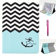 iPad Mini 1/2/3 Case, Firefish High Quality PU Leather Wallet Case [Card Pockets] and Kickstand Feature Case for... N173