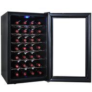 AKDY&reg; 28 Bottle Single Zone Thermoelectric Freestanding Wine Cooler Cellar Chiller Refrigerator Fridge Quiet Operation N13