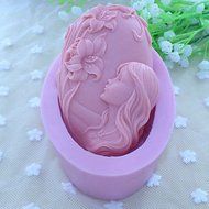 Sher Beautiful Faery Soap Mold Fondant Cake Chocolate Silicone Mold, Decoration Tools Bakeware N5