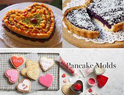 LOHOME Quiche Pan, Bakeware Nonstick Tart/Quiche Pans Cupcakes Torte Souffle Cheesecake Egg Tart Makers Cake Molds... N3