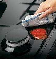 GE JGB640DEFBB 30" Black Gas Sealed Burner Range N9