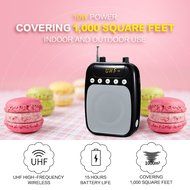 UHF Wireless Voice Amplifier, ResponseBridge SD-S318F 10W FM Voice Amplifier with 2600mAh Rechargeable Lithium... N6