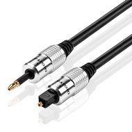 TNP Premium Mini Toslink to Toslink Digital Optical Audio Cable (10 Feet) - Standard Toslink to Mini Toslink Male... N2