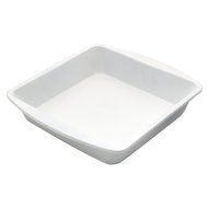 CeramaBake BC3000 Range Kleen Square Cake Pan, 8-Inch, White