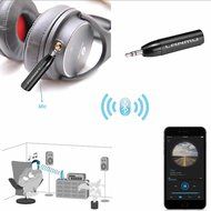 LANMU Black Audio Aux 3.5mm Mini Bullet Bluetooth ,Bluetooth Receiver,Bluetooth Adapter,Hands-Free Car Kits,Bluetooth... N6