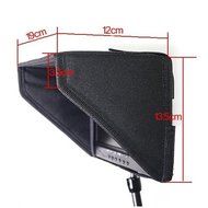 7&quot;/8&quot;Inch HDMI LCD Monitor Sunshade Sun Shade Hood with Strip Black N6
