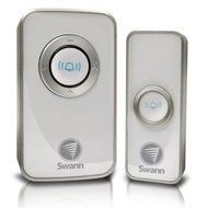 Swann 50m Wireless Door Chime with Mains Powered Speaker for Button by Swann