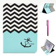 iPad Mini 1/2/3 Case, Firefish High Quality PU Leather Wallet Case [Card Pockets] and Kickstand Feature Case for... N222