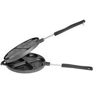Starfrit 030064-008-0000 Heart Shape Pancake Pan, Gray