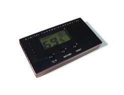 Prestige Import Group HYDIG Digital Hygrometer with Push Button Readings, Black