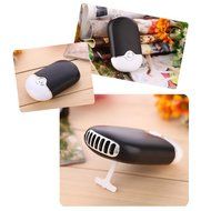 LOHOME&reg; Portable USB Rechargeable Mini Bladeless Handheld Air Conditioning Fan (Black)