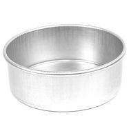 Parrish&#039;s Magic Line Round Cake Pan, 4 x 3 Inches Deep