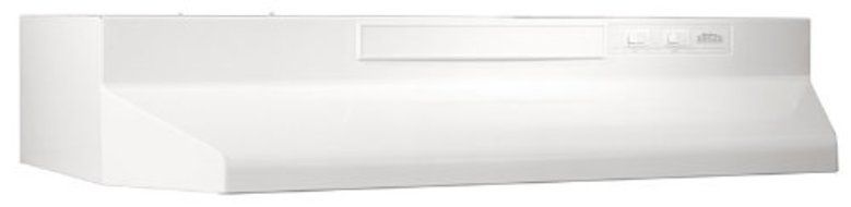 Broan 433011 ADA Capable 4-Way Convertible Under-Cabinet Range Hood, 30-Inch, White N2