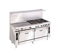 Imperial Commercial Restaurant Range 72&quot; Griddle With 2 Convection Ovens Natural Gas Ir-G72-Cc