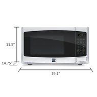 Kenmore 0.9 cu. ft. Countertop Microwave Black 73099 N21