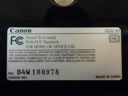 Canon CCTV Camera Analog Pan Tilt Zoom Black Communication VC-C3 N5