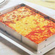 New Stainless Steel Adjustable Rectangle Scalable Mousse Cake Ring Baking Mold N6