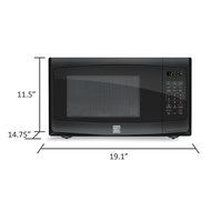 Kenmore 0.9 cu. ft. Countertop Microwave Black 73099 N25