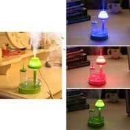 Mini Portable Travel Personal Ultrasonic USB Powered LED Sprout Humidifier (Blue)