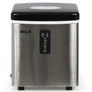 Della Portable Ice Maker Easy-Touch Buttons Digital 2 Selectable Cube Sizes - Up To 26 LBS of Ice Daily N8