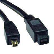 Tripp Lite FireWire 800 IEEE 1394b Hi-speed Cable (9pin/4pin) 10-ft.(F019-010) N2