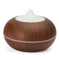 Esential Oils Diffuser LuckyFine Wood Grain Aromatherapy Oil Diffuser Air Humidifier with Changing LED Light Deep...