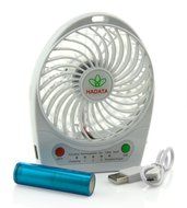 Momoday&reg; Mini Personal Electrical Portable Fan Rechargeable Power Bank Fan 3 Speeds Desktop Summer Cooler Fan...