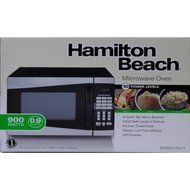 Hamilton Beach EM925AJW-P1 0.9 cu ft 900W 10 Power Levels Microwave, Stainless Steel, Silver/Black Color N2