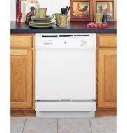 GE 24" White Built-In Dishwasher N5