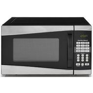 Hamilton Beach EM925AJW-P1 0.9 cu ft 900W 10 Power Levels Microwave, Stainless Steel, Silver/Black Color N3