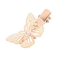 Oligex(TM) Fashion Girls Headwear Shiny Metal Gold Hair Butterfly Clips Hairpin Barrette Women Hair Accessories... N5