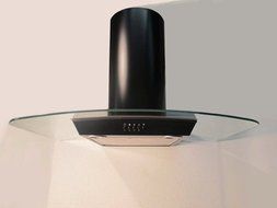 NT AIR Range Hood Wall Mounted Black KA-144-BLK-CLG-24" N2