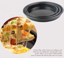Round Cake Pan Black Cooking Tools Concepts Kitchen Bakeware Nonstic Pans Pizza Cake Muffin Cookie Loaf Tart Pie... N2