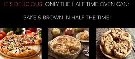 Apollo Half Time Convection Microwave. More Than a Microwave. Bake, Brown, Roast, Grill, 2X Faster. 1.2 Cu.Ft.... N8
