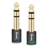 Aurum Cables Male to Male 3.5mm Universal 24K Gold Plated Auxiliary Audio Stereo Cable with 3 6.35mm Male to 3.5mm... N3