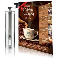 Burr Manual Coffee Bean Hand Crank Ceramic Mill Grinder. Turkish, French Press, Espresso, Br&ouml;y&ecirc;ur. Adjustable... N7