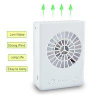 Deli 3 Speeds Portable Multi-functional Mini Rechargeable Fan Powered by 18650 Li-ion Battery (included) &amp; USB...