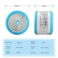 Topwell Humidifier Fan USB Mini Cooling Misting Fan Portable Water Spray Fan Rechargeable Humidifier Personal... N2