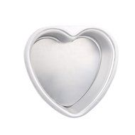iEFiEL Holiday Cake Cooking Making Heart Mini Cake Pan DIY Baking Mould Removable Bottoms (3 Inch) N5