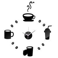 EverTrust(TM) top fashion new clock mirror wall clocks watch quartz needle home decoration real Living Room Acrylic