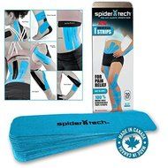 Spidertech Universal I Strip 20 Pack (Tin) Blue Kinesiology Tape by Spider Tech