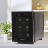 Westinghouse WWT080TB Thermal Electric 8 Bottle Wine Cellar with Touch Panel Adjustable Thermostat and Digital... N5