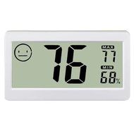 Humidity Monitor JN206 with Ditigal Temperature Gauge Meter for Home (white)