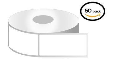 1 Inch Core - 1 x 2 Zebra Compatible Direct Thermal Labels 50 Rolls for Zebra Desktop Printer GC420d GC420t GK420d...