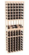 Wine Racks America Ponderosa Pine 6 Column Side Display Kit. 13 Stains to Choose From! N11