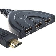 HDMI Switch, JerGO Premium Quality 3 Port HDMI Switcher 3x1 Auto Switch With 50CM Pigtail Cable / Full HD 1080p...