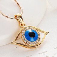 Womens New Fashion Turkish Evil-Eye Pendants for Long Necklace Jewelry