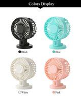 QH USB Mini Portable Double-vane Desk Fan Electric Computer Super Mute Cooler Fan (White) N4